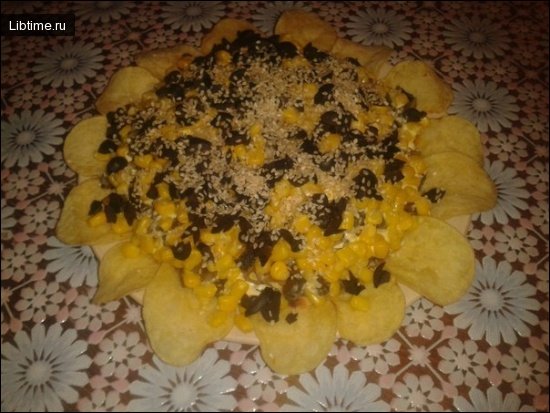 Салат с кукурузой