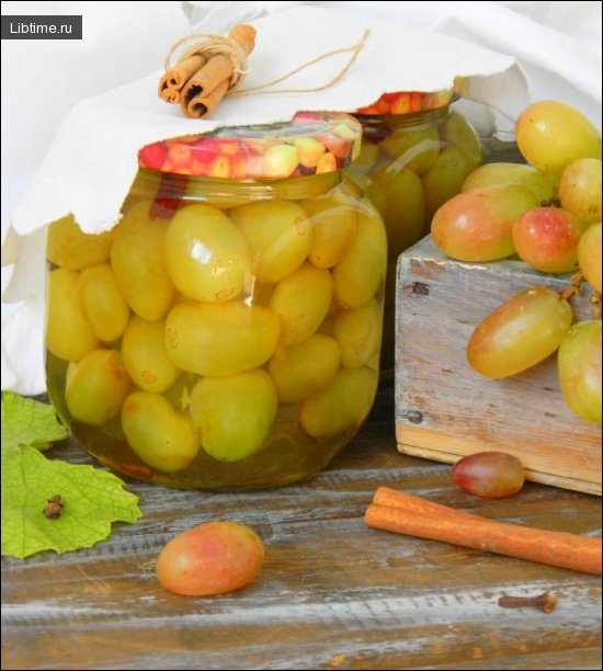 Рецепт маринованного винограда