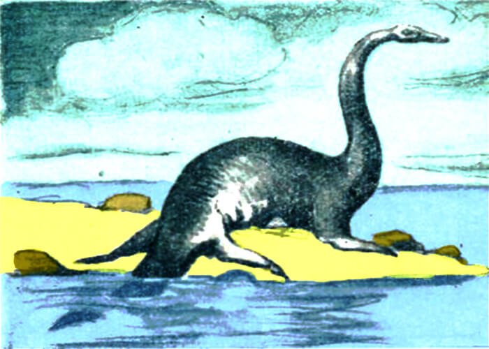 Древний плезиозавр
