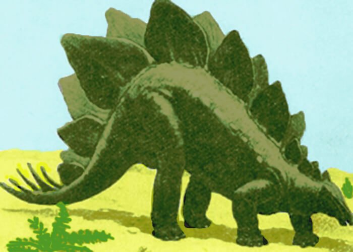 Гребенчатый ящер - стегозавр